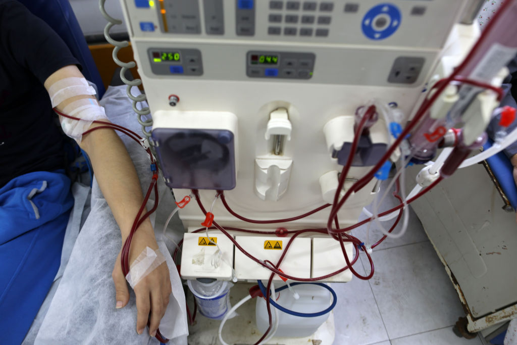 The Shifa hospital in Gaza City