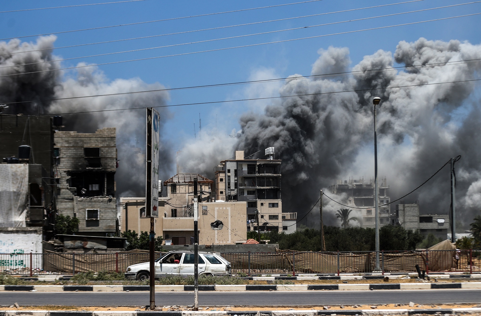 Israeli warplanes launch airstrikes on Nuseirat area